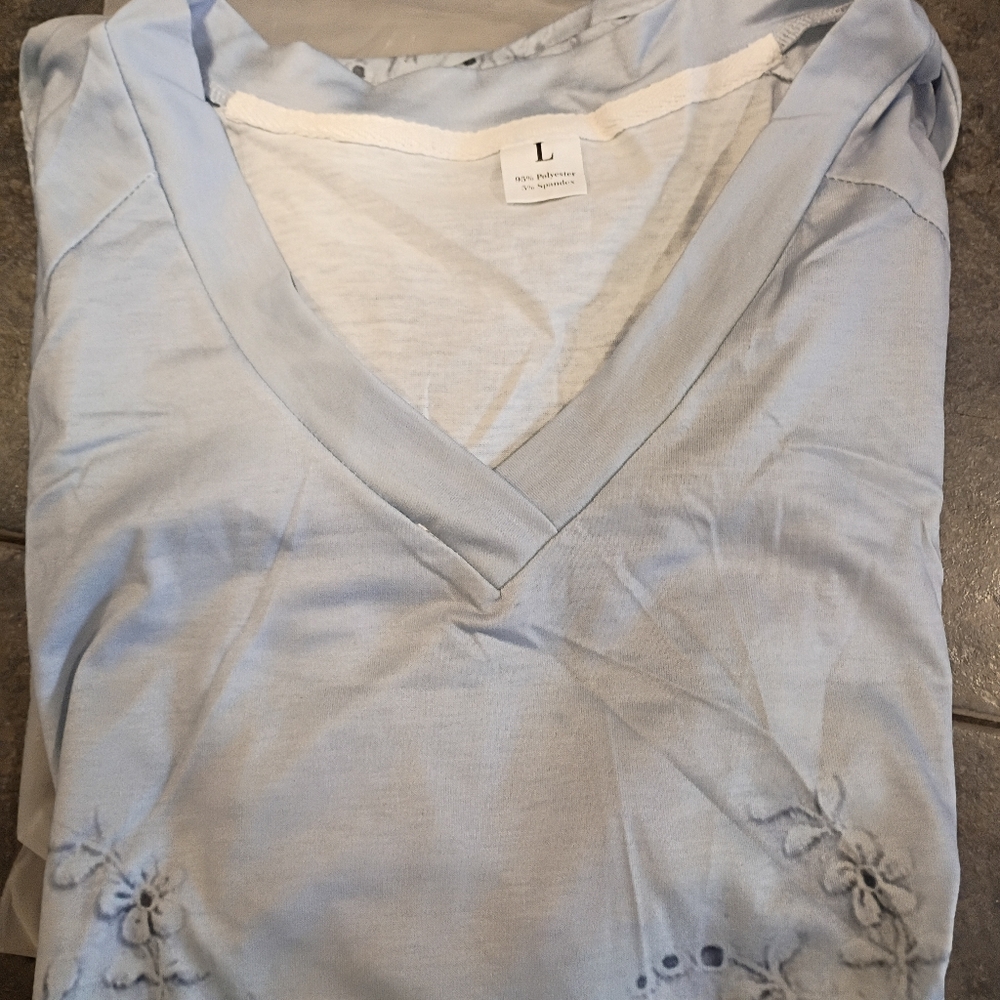 Light Blue Women's Blouse